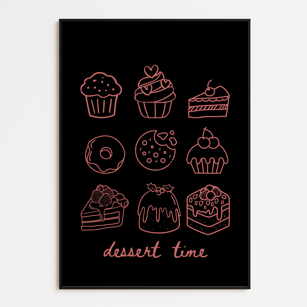 Poster Dessert Time
