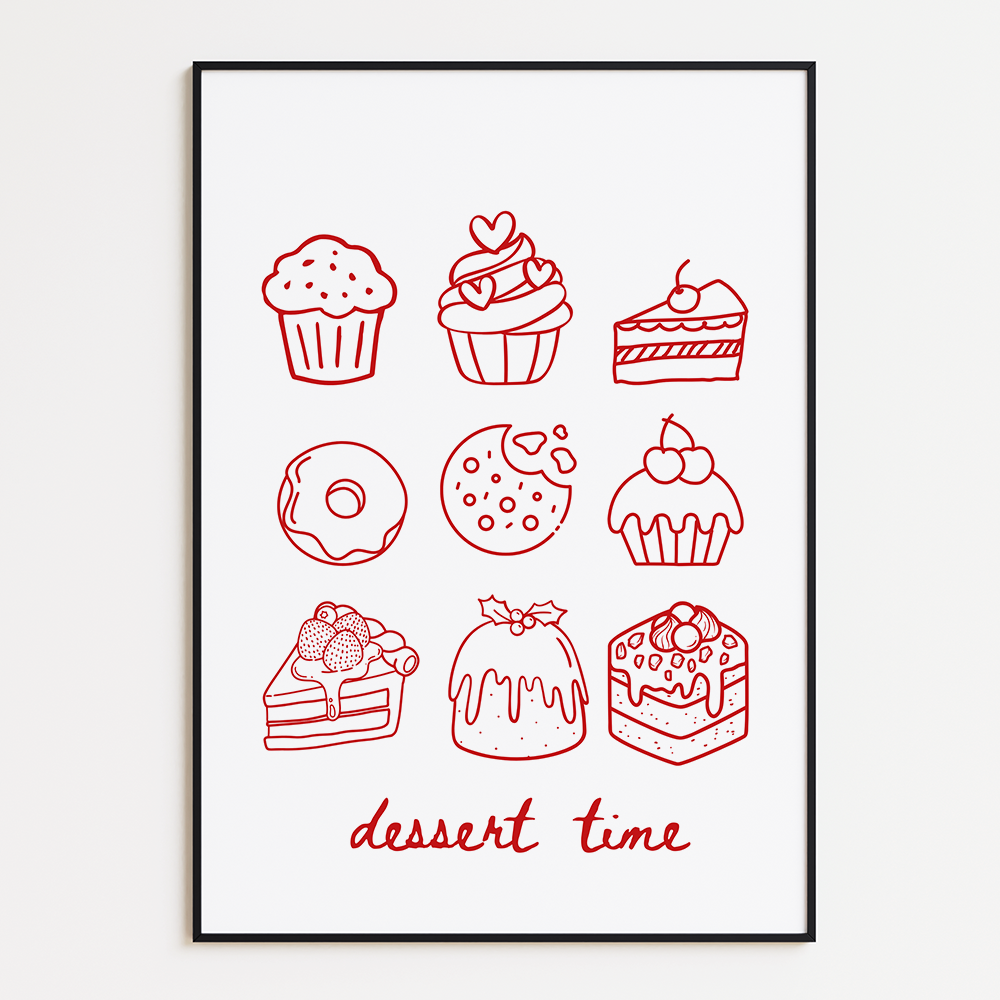 Poster Dessert Time