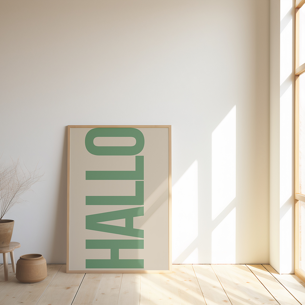 Poster Hallo