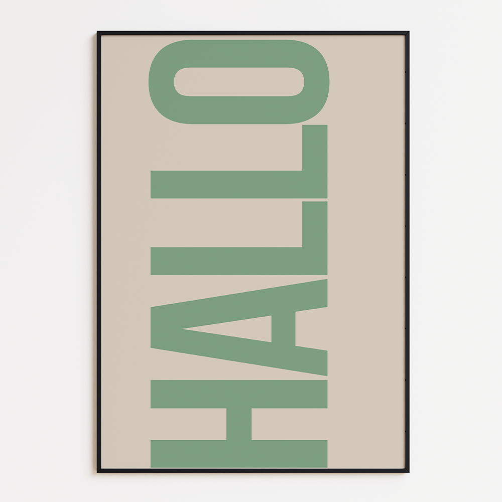 Poster Hallo