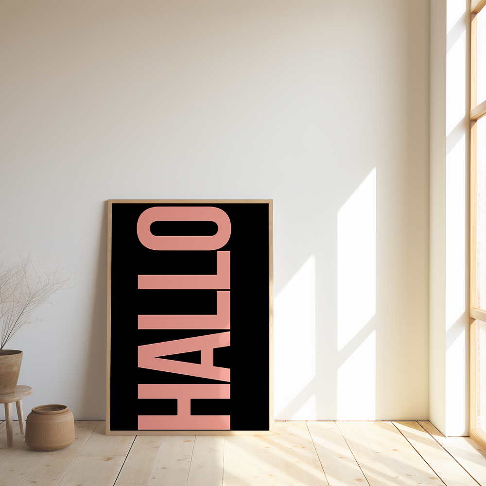 Poster Hallo