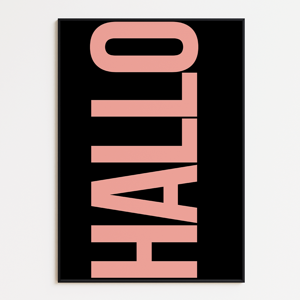 Poster Hallo