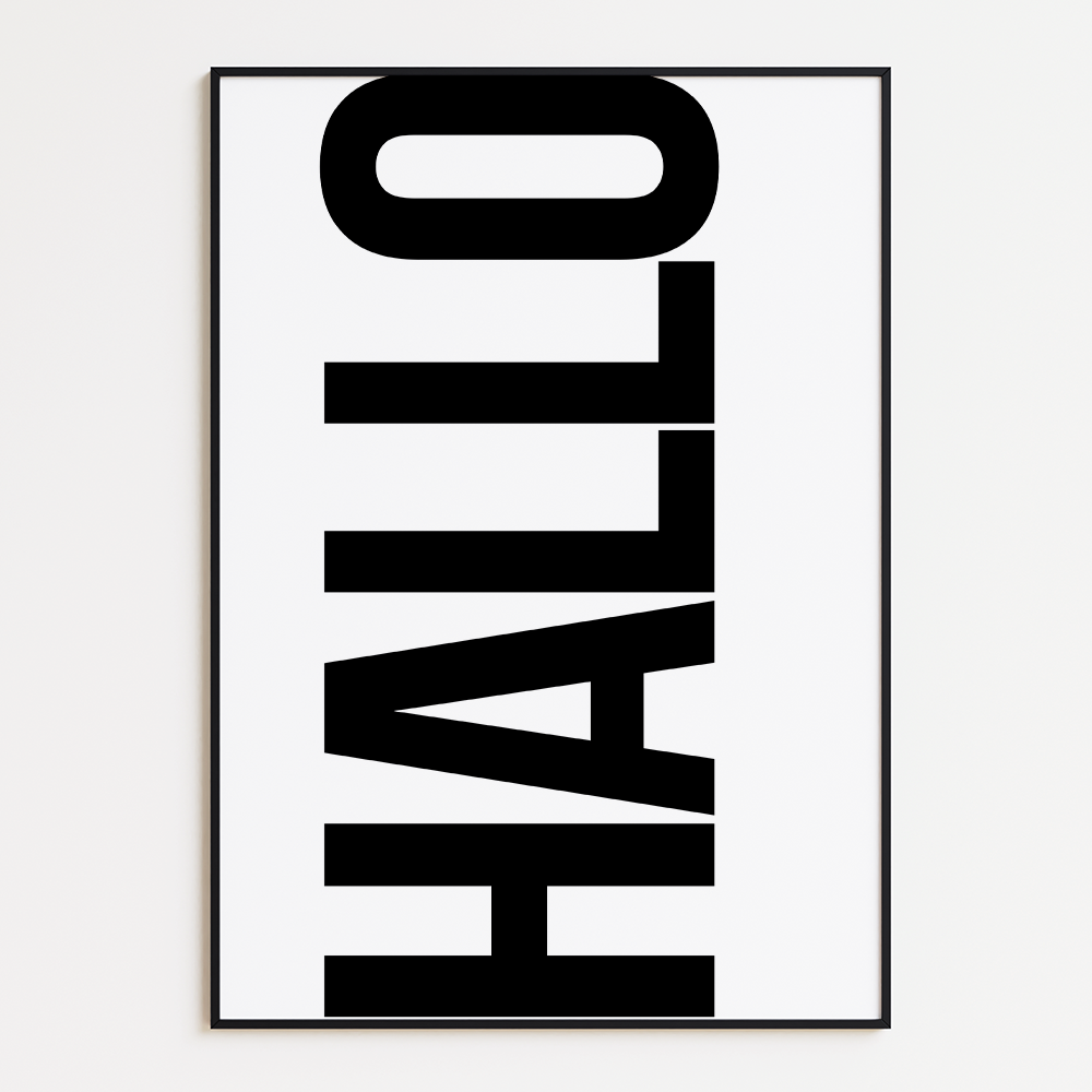 Poster Hallo