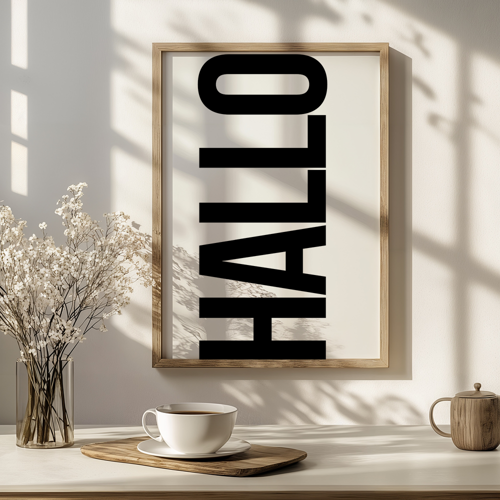 Poster Hallo