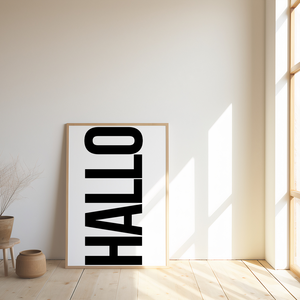 Poster Hallo