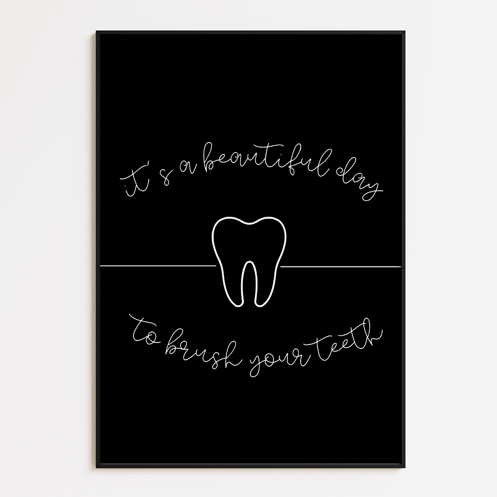 Poster Good Day to Brush Teeth