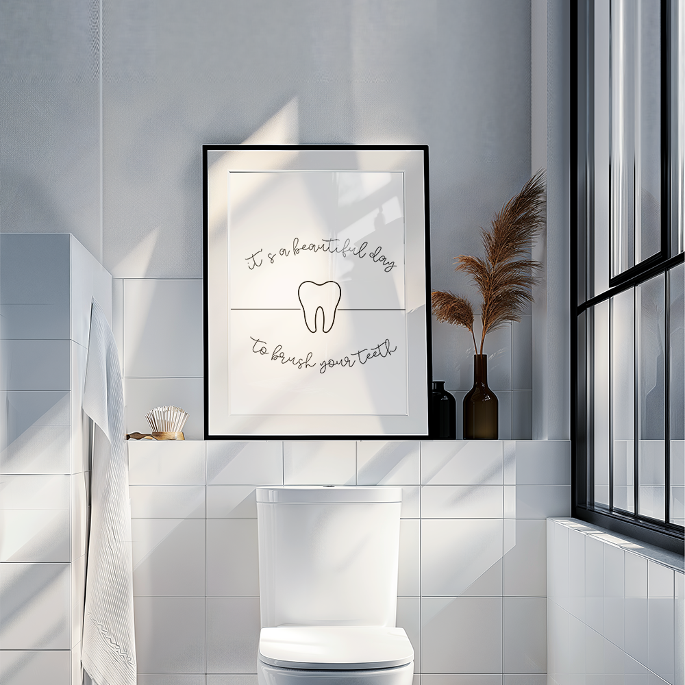 Poster Good Day to Brush Teeth