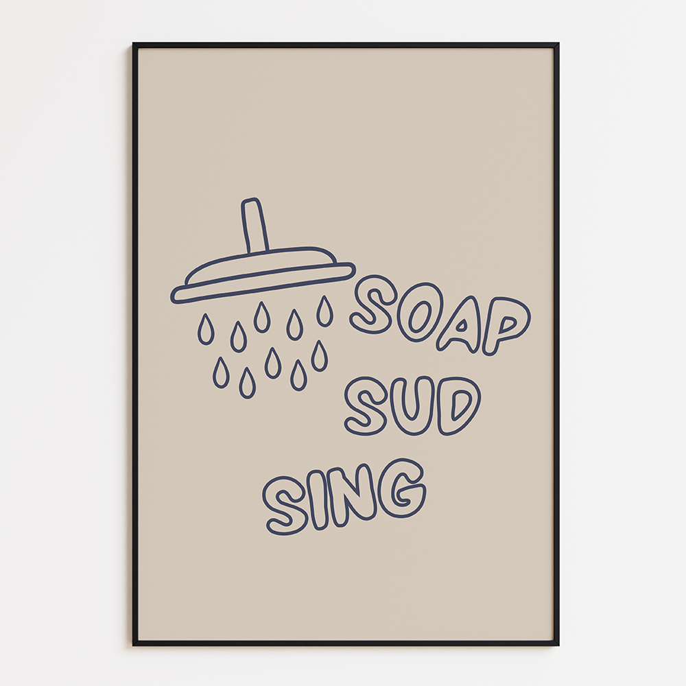 Poster Soap Sud Sing