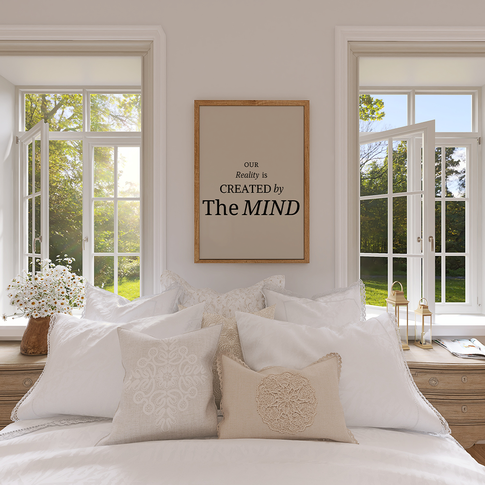 Poster Our Reality Is Created by the Mind