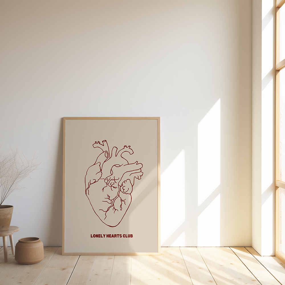 Poster Lovely Hearts Club