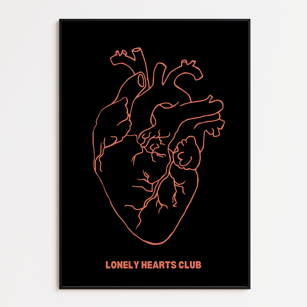 Poster Lovely Hearts Club