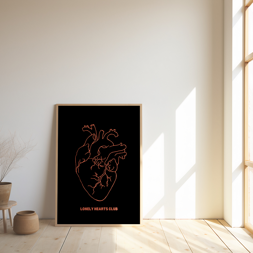 Poster Lovely Hearts Club