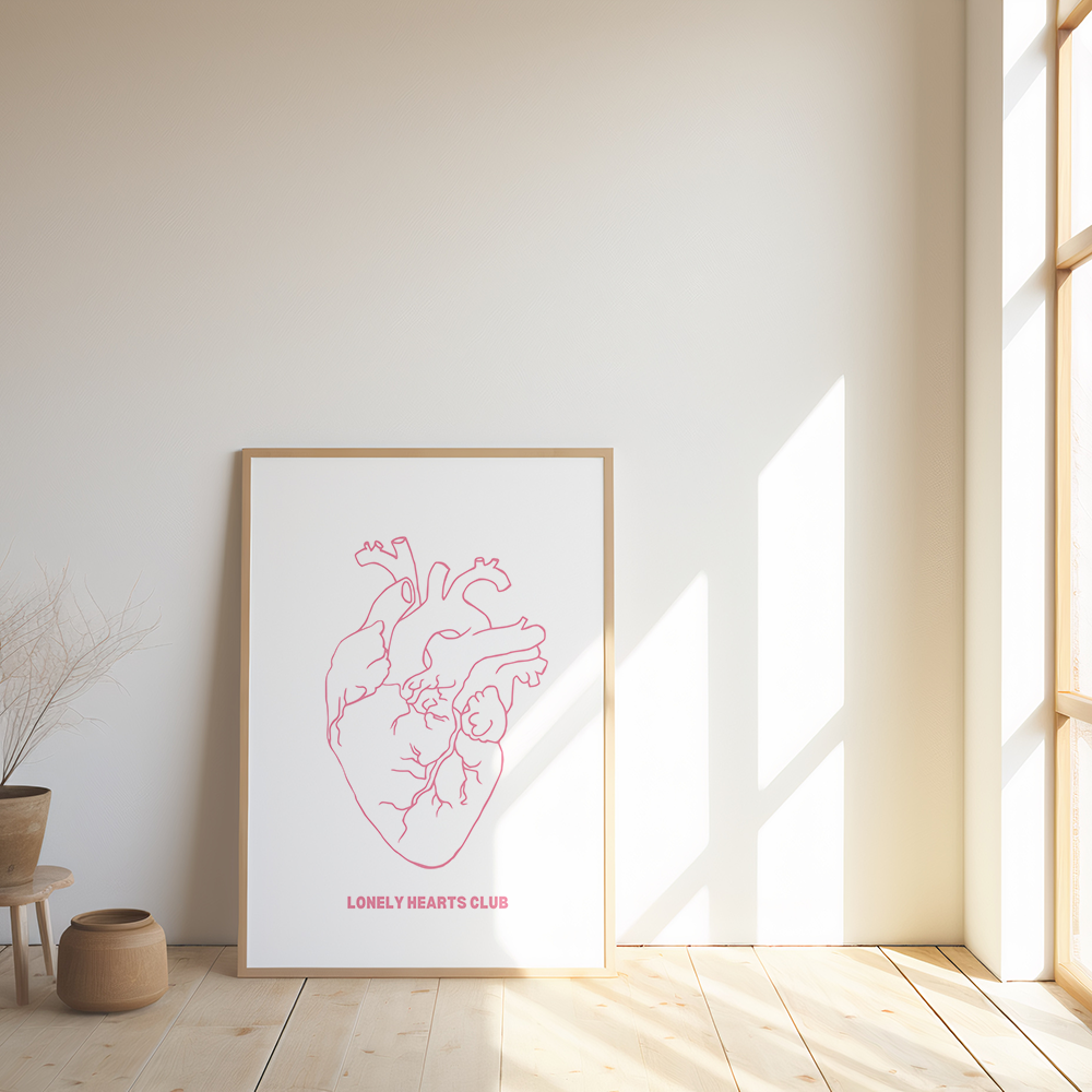 Poster Lovely Hearts Club