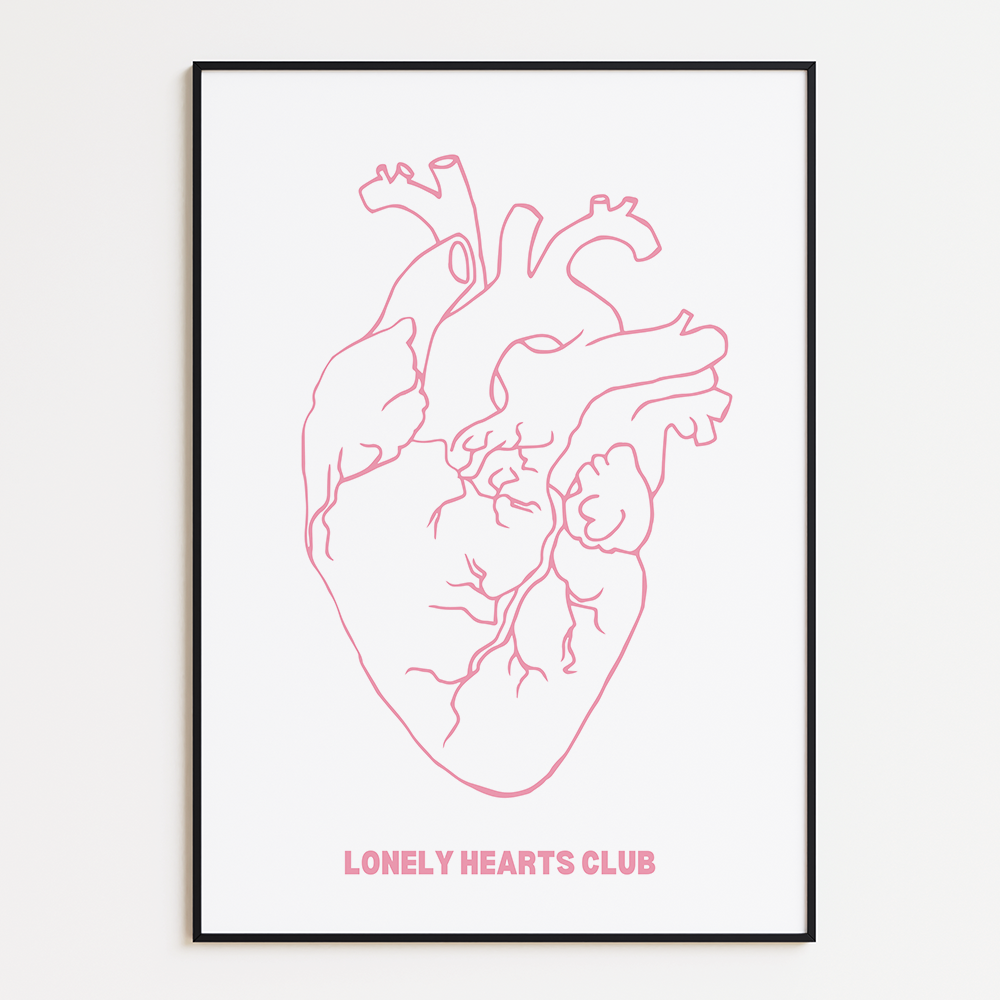 Poster Lovely Hearts Club