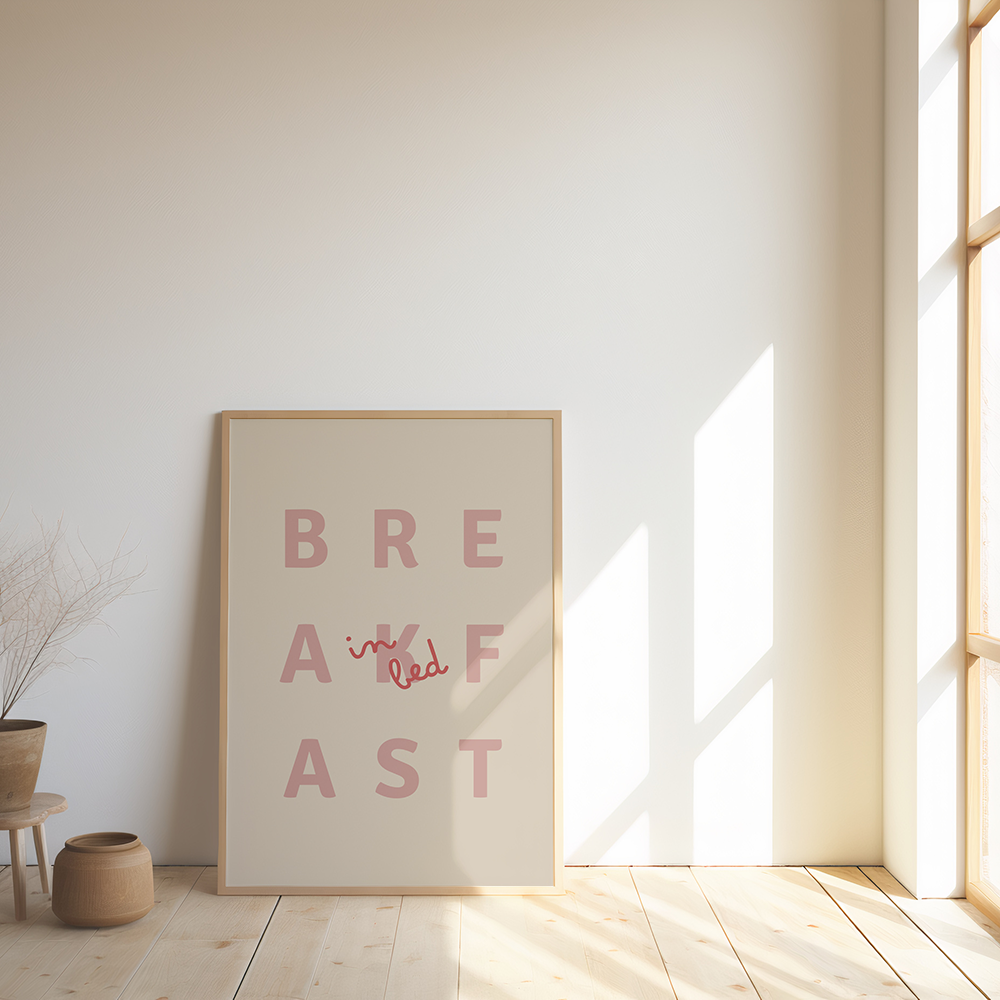 Poster Breakfast in Bed