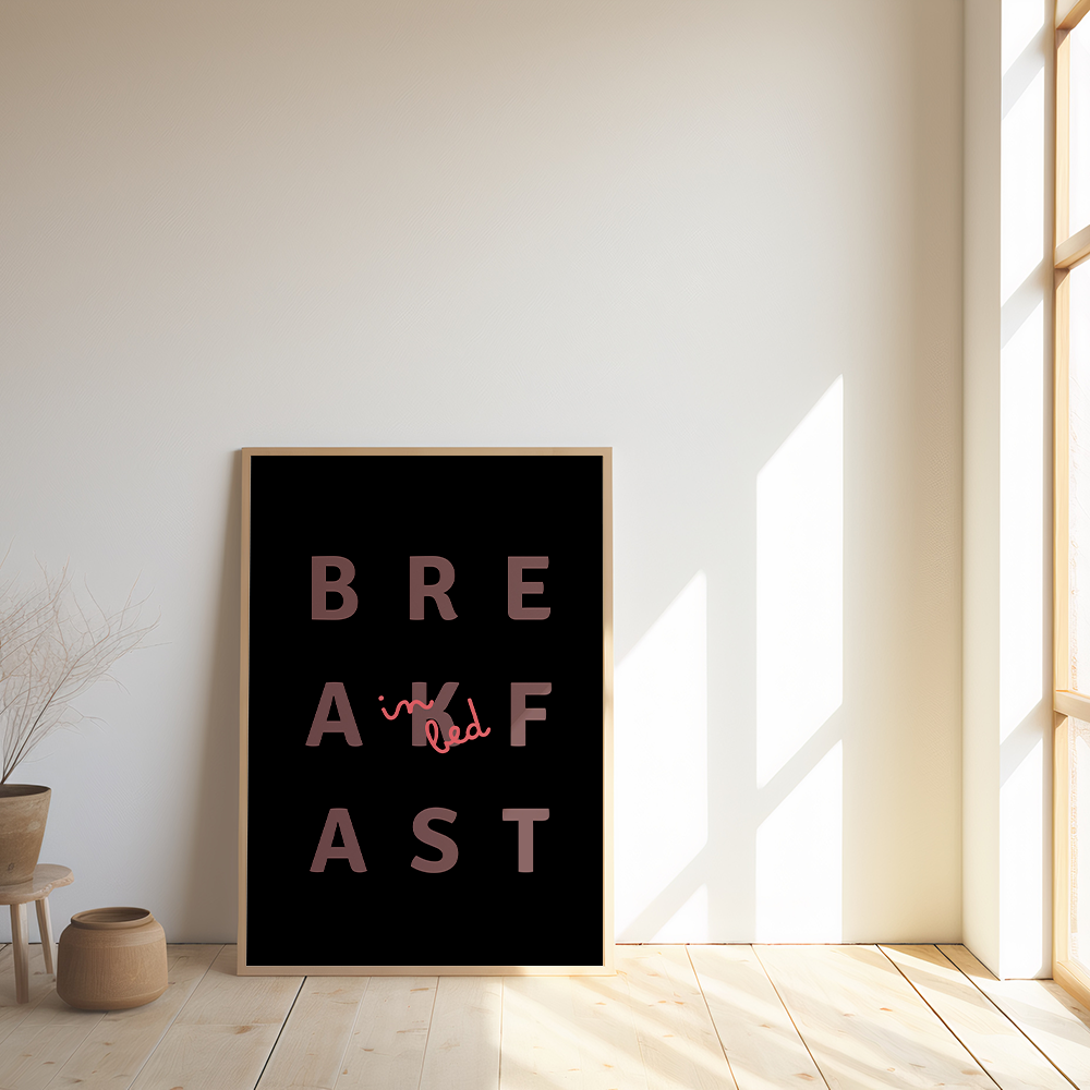 Poster Breakfast in Bed