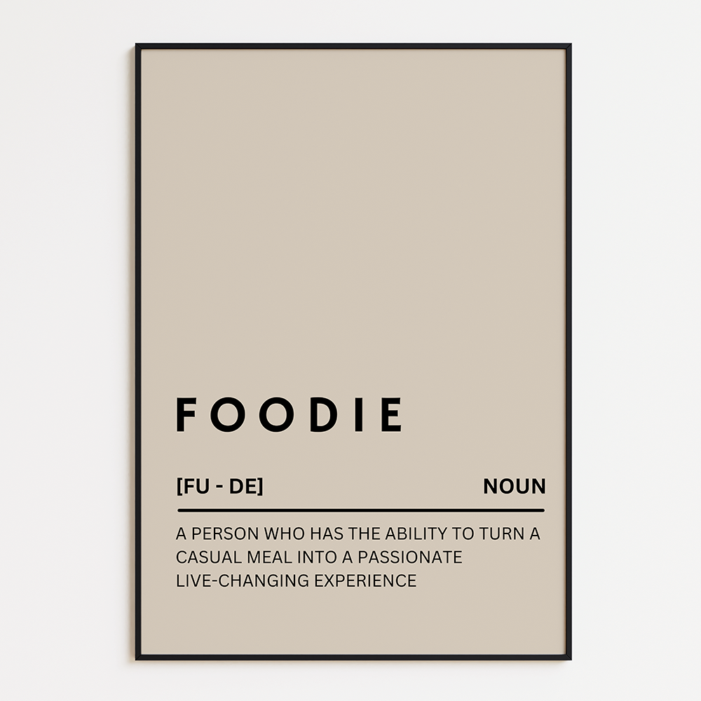 Poster Foodie