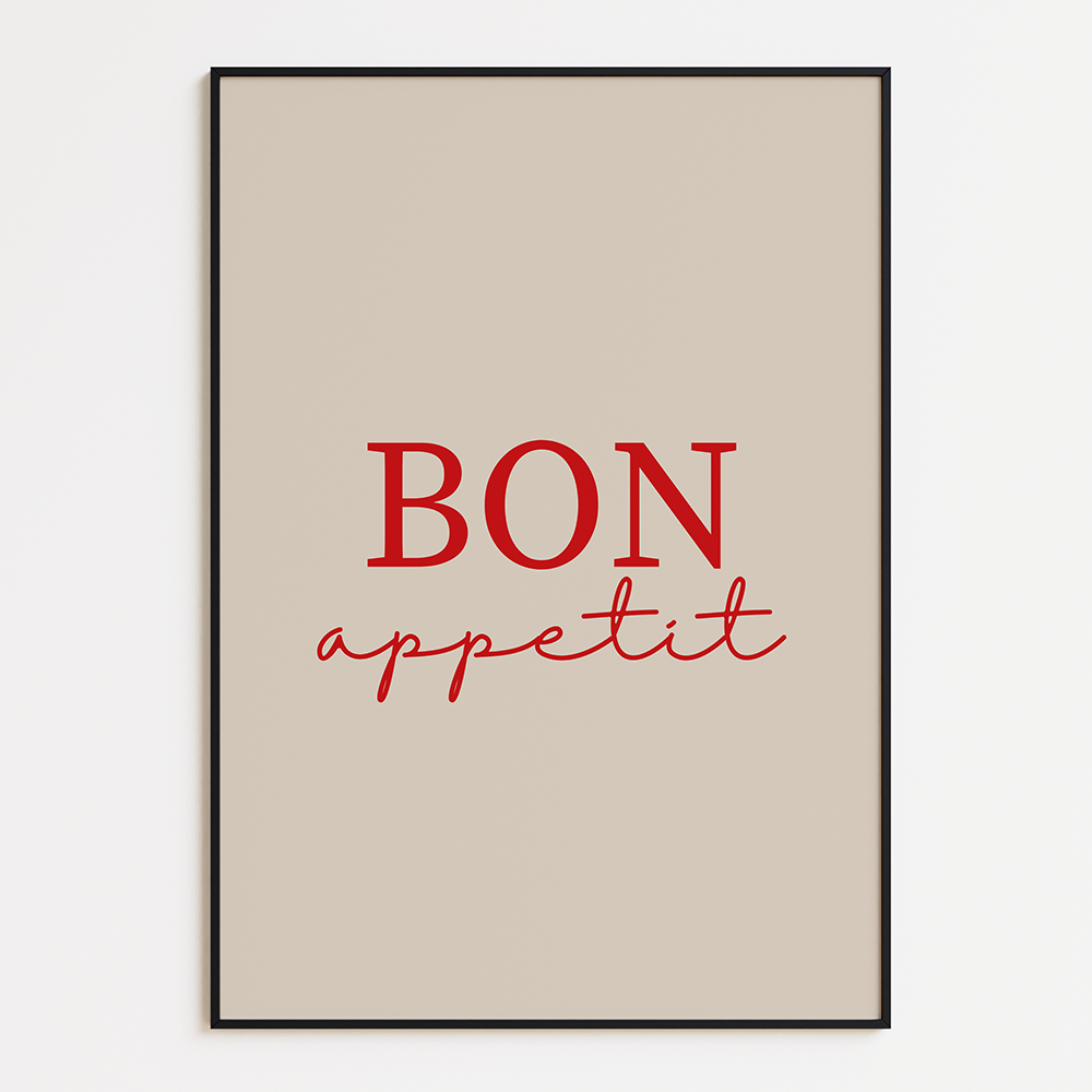 Poster Bon Appetit