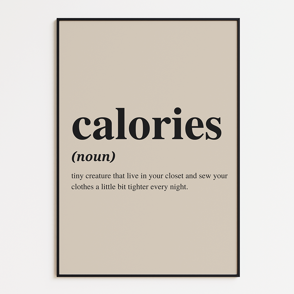 Poster Calories