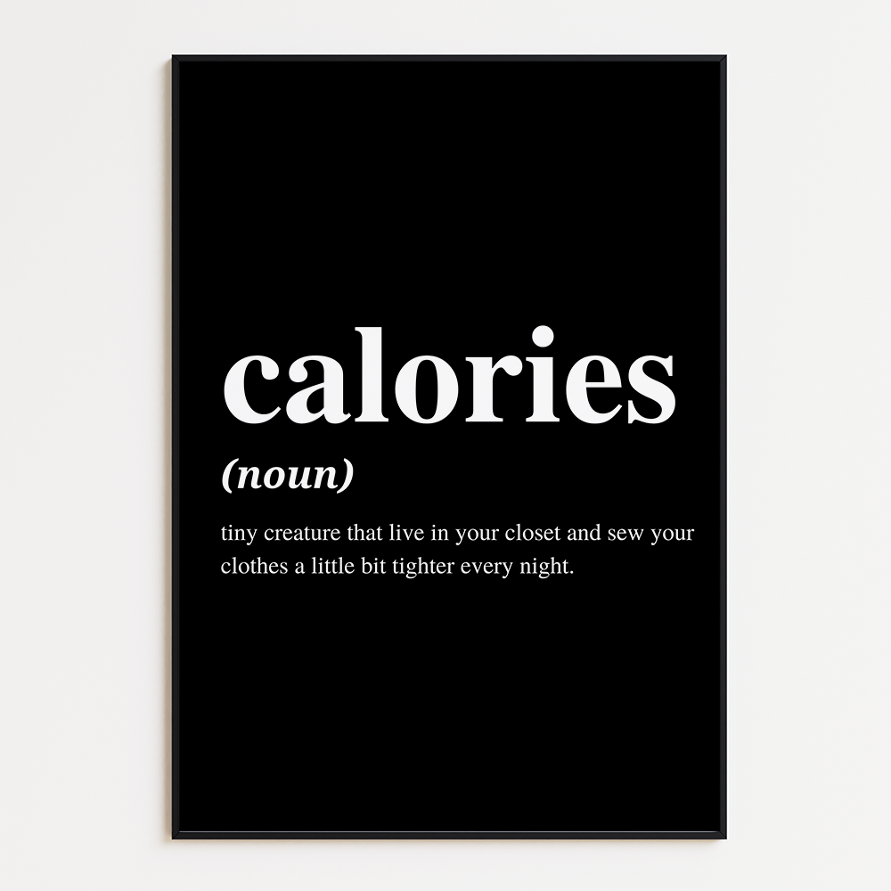 Poster Calories