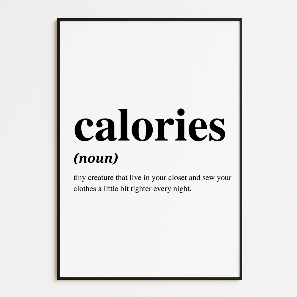 Poster Calories