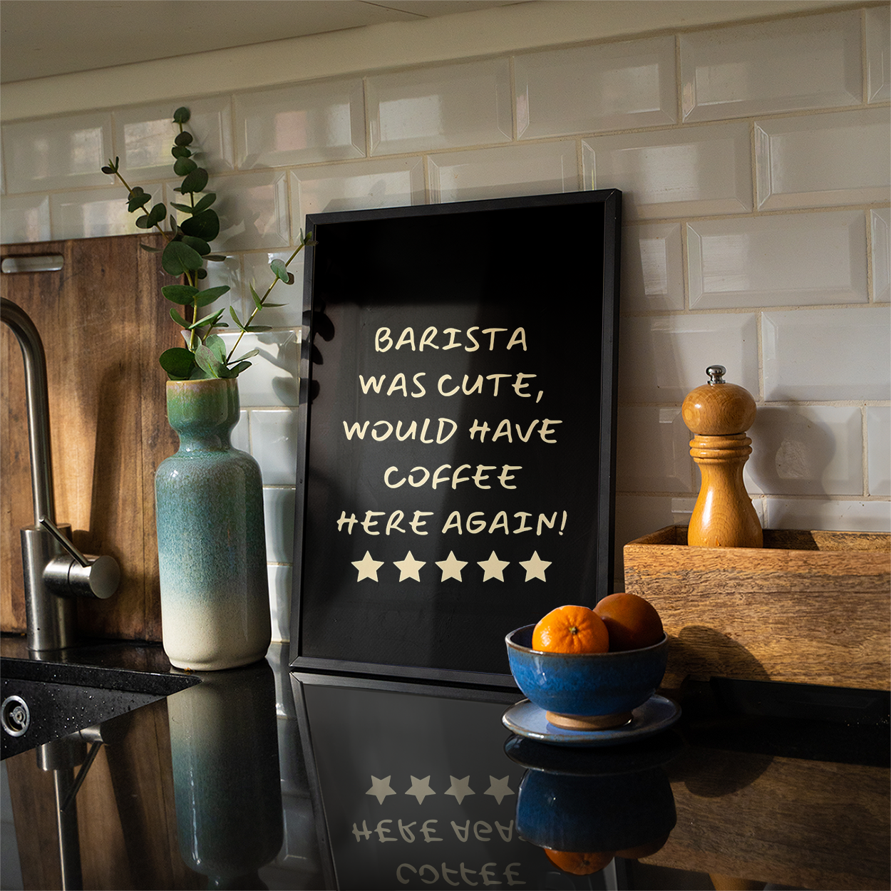 Poster Barista Was Cute