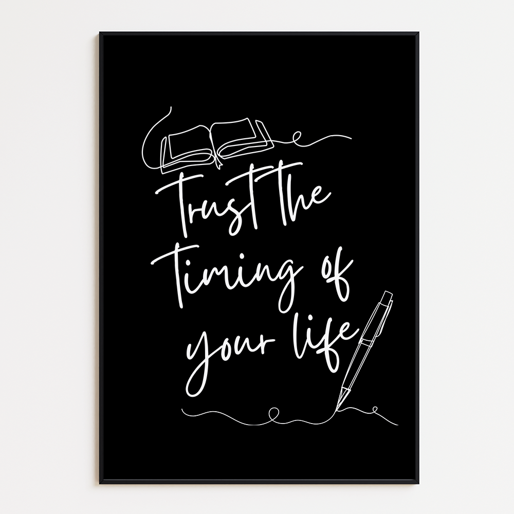 Poster Trust the Timing