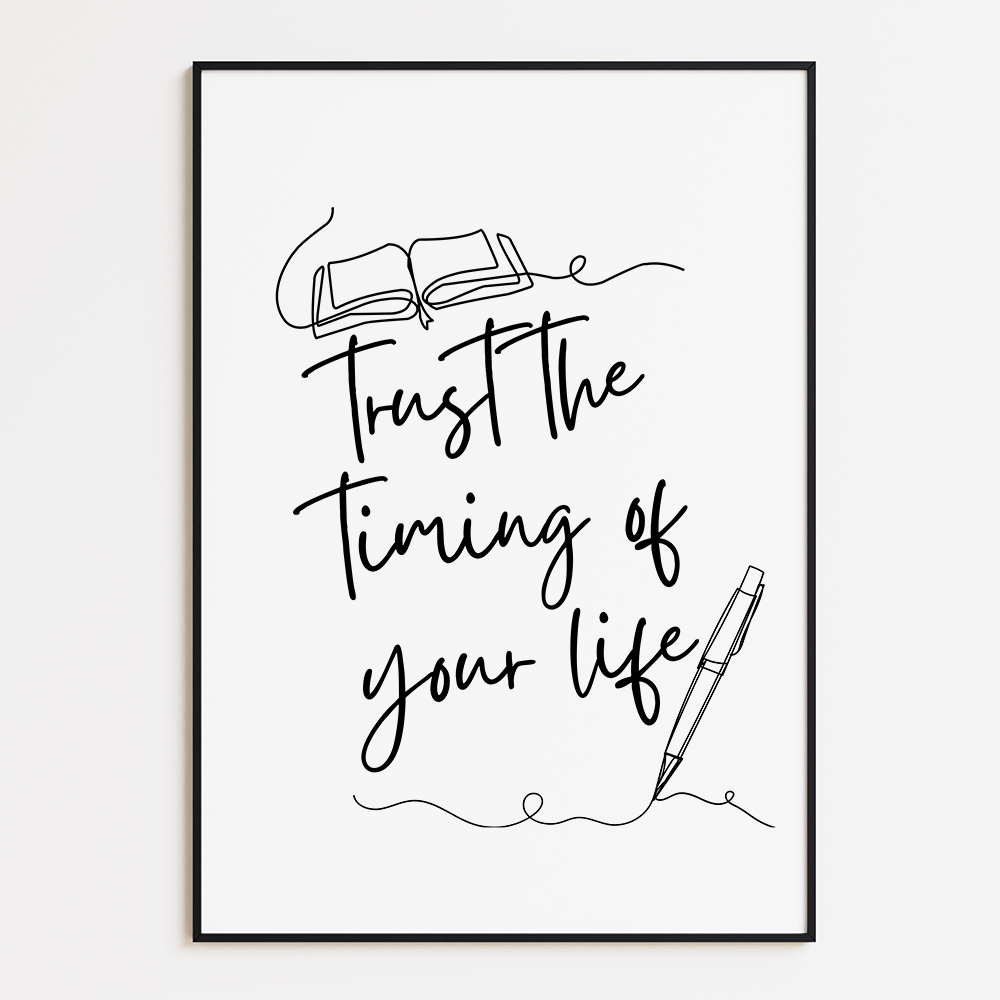 Poster Trust the Timing