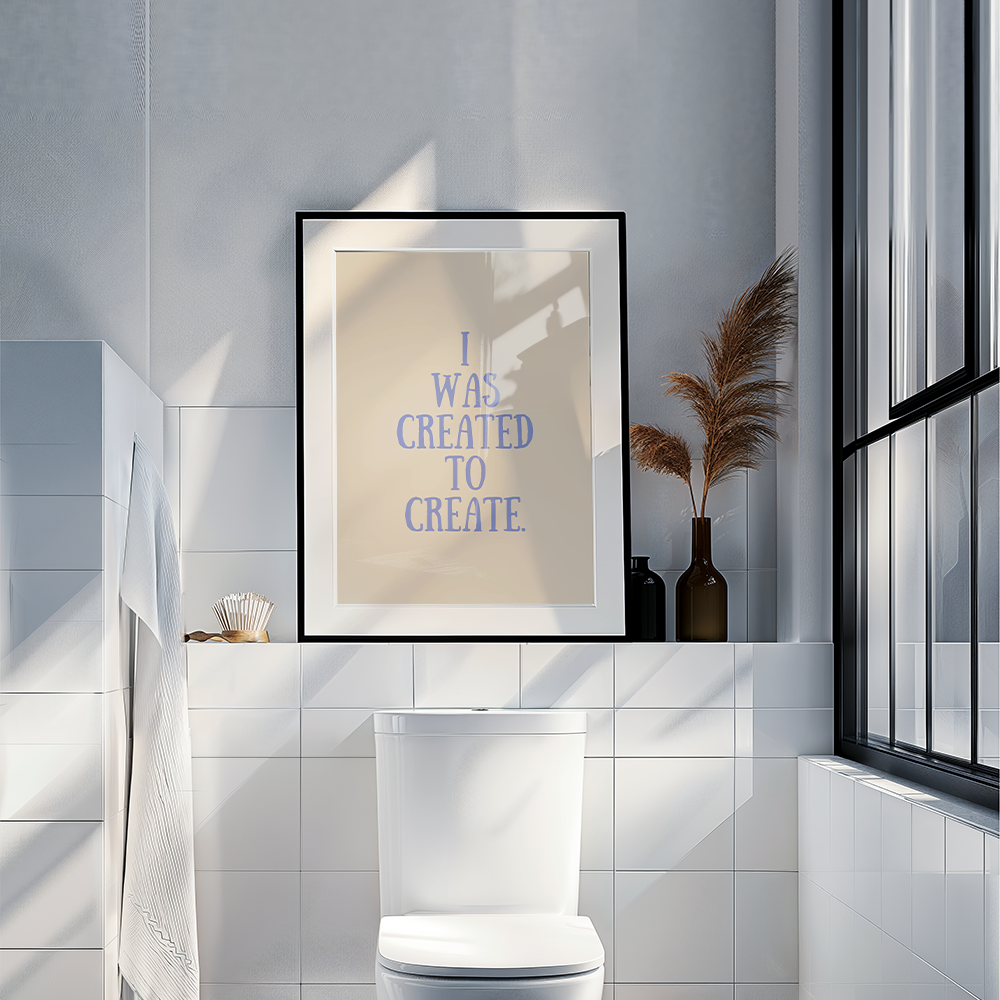 Created to create