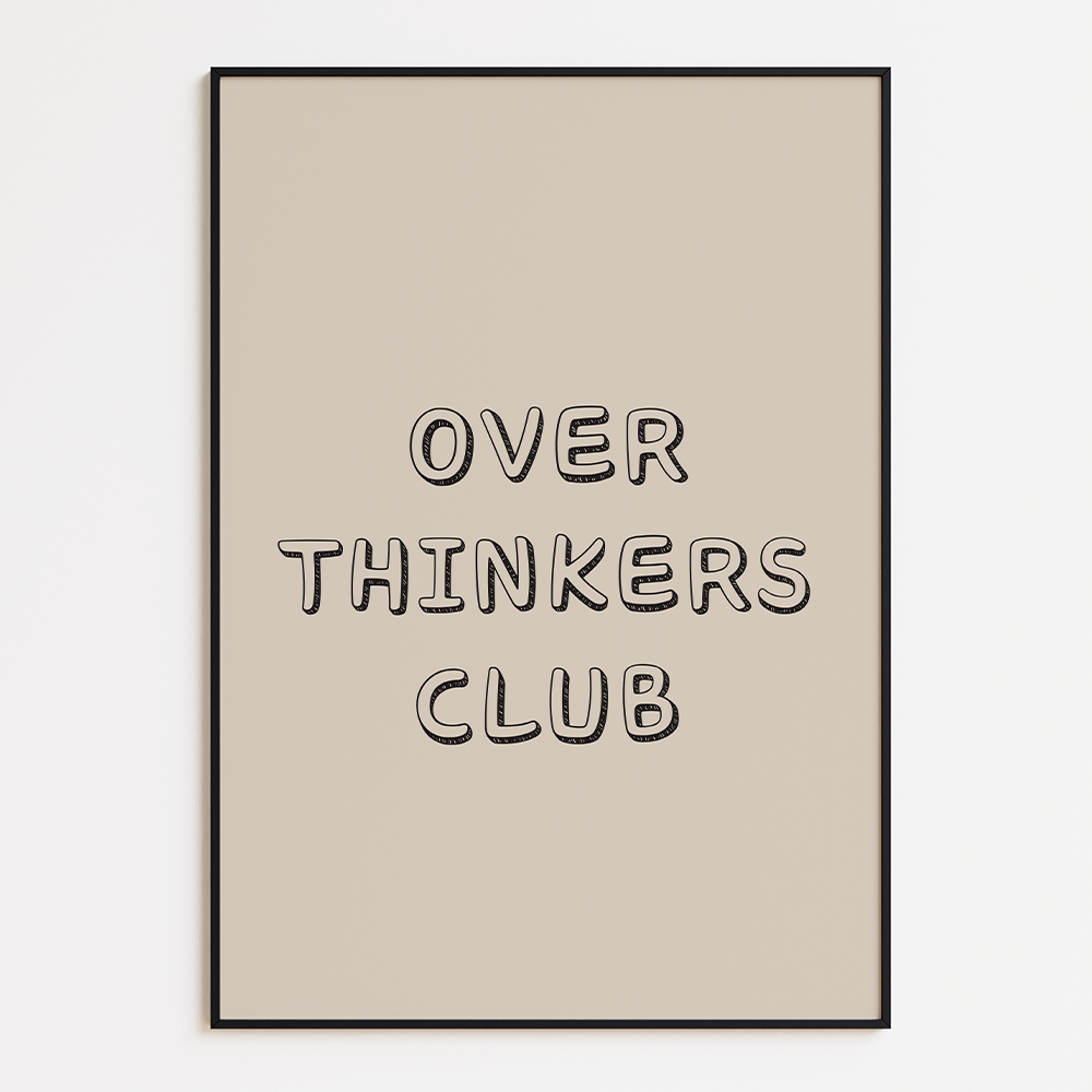 Poster Over Thinkers Club