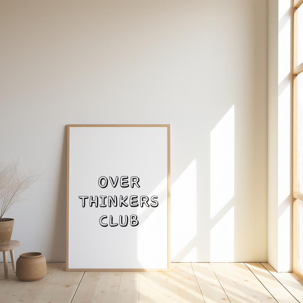 Poster Over Thinkers Club