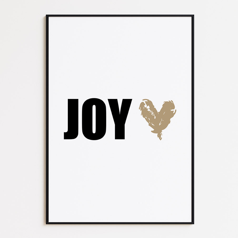 Poster Joy met hartje