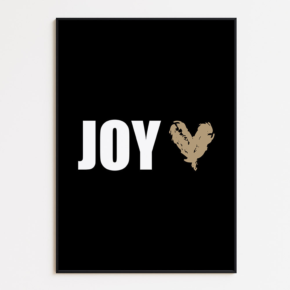 Poster Joy met hartje