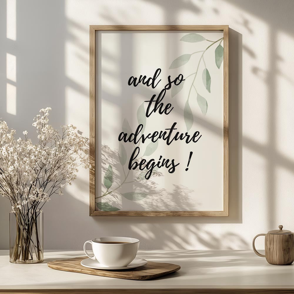 and so the adventure begins!