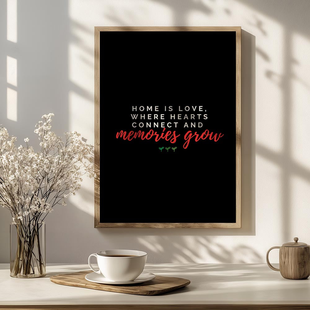 Home is Love, Where Hearts Connect and Memories Grow