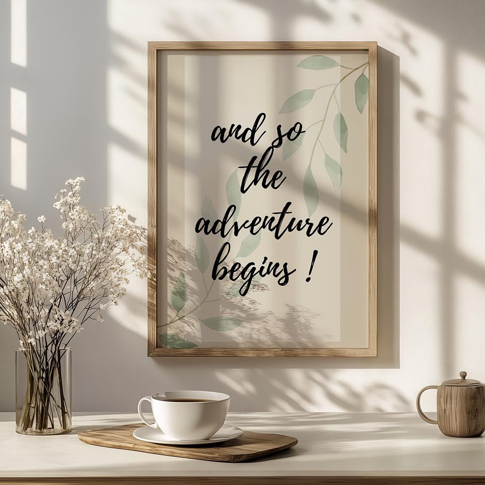 and so the adventure begins!