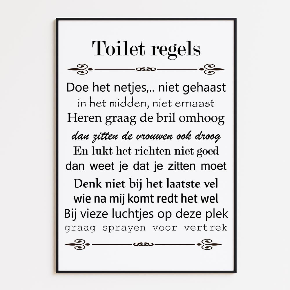 Toiletregels
