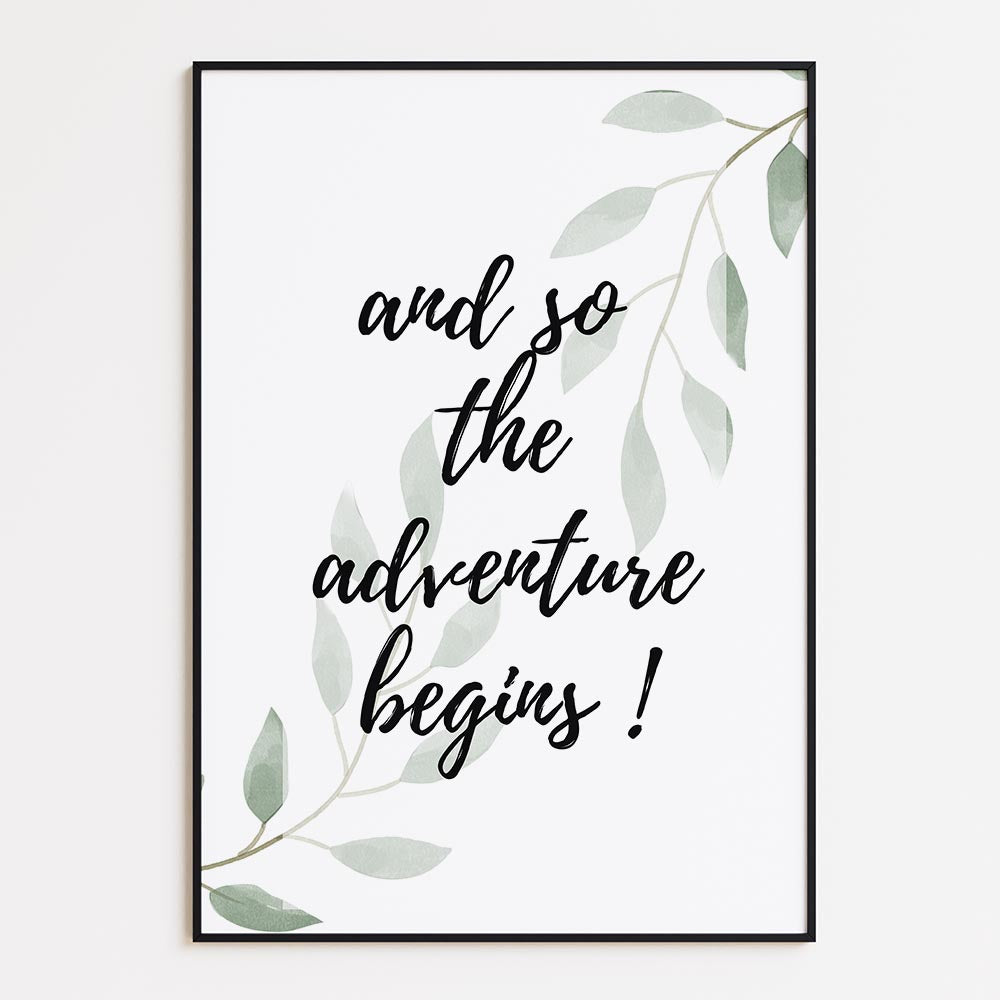 and so the adventure begins!