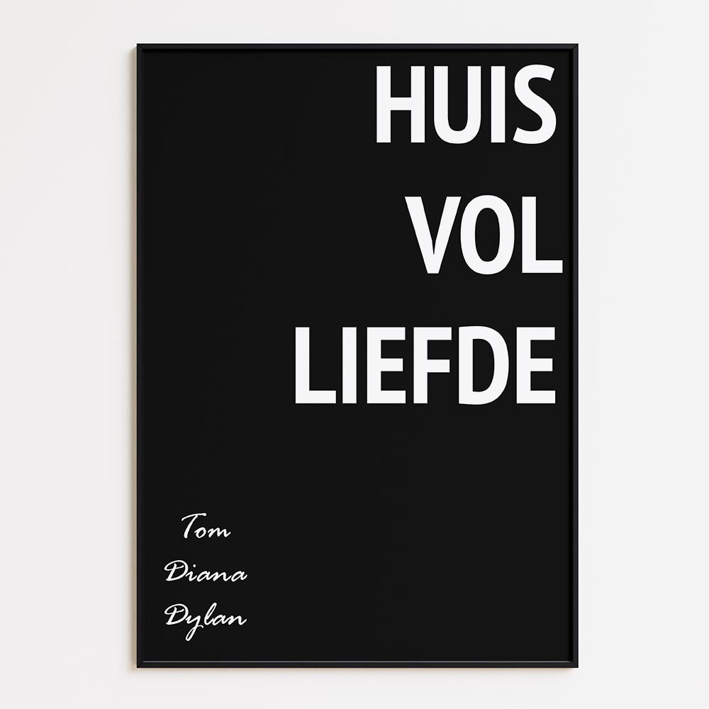 Huis Vol Liefde met Namen