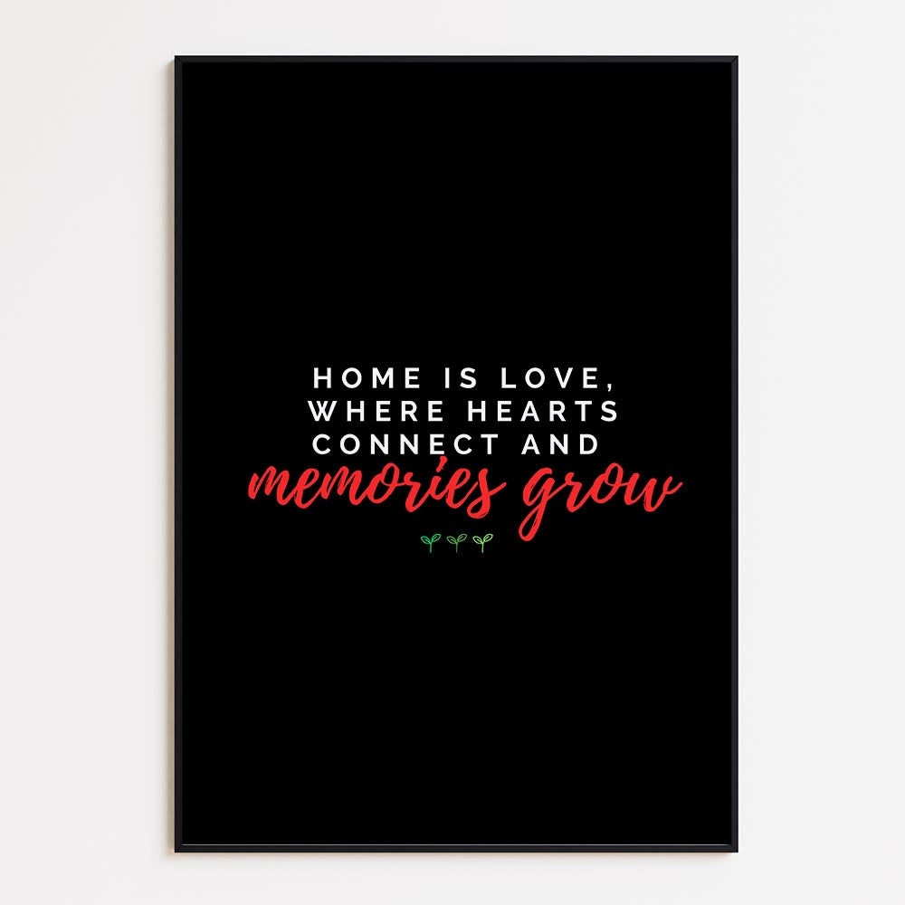Home is Love, Where Hearts Connect and Memories Grow