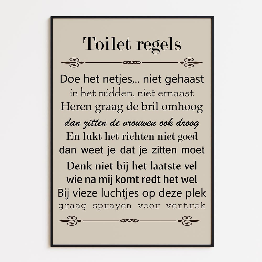 Toiletregels