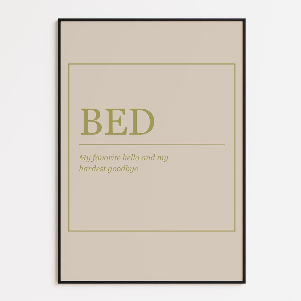 Bed - My Favorite Hello and My Hardest Goodbye