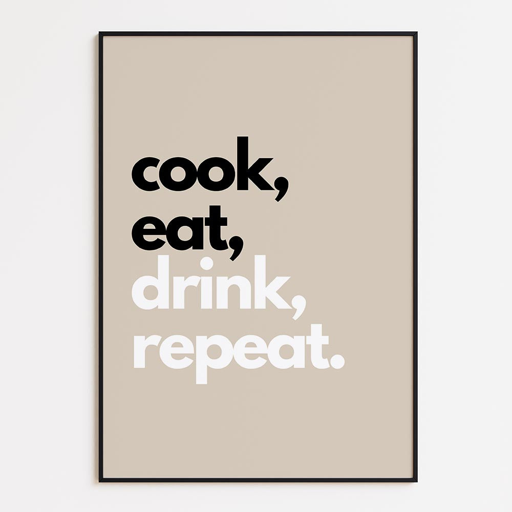 Cook, Eat, Drink, Repeat
