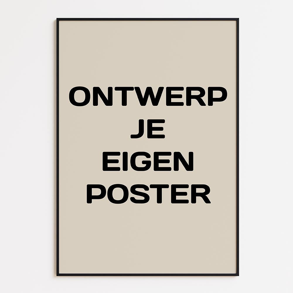 Ontwerp Je Eigen Poster