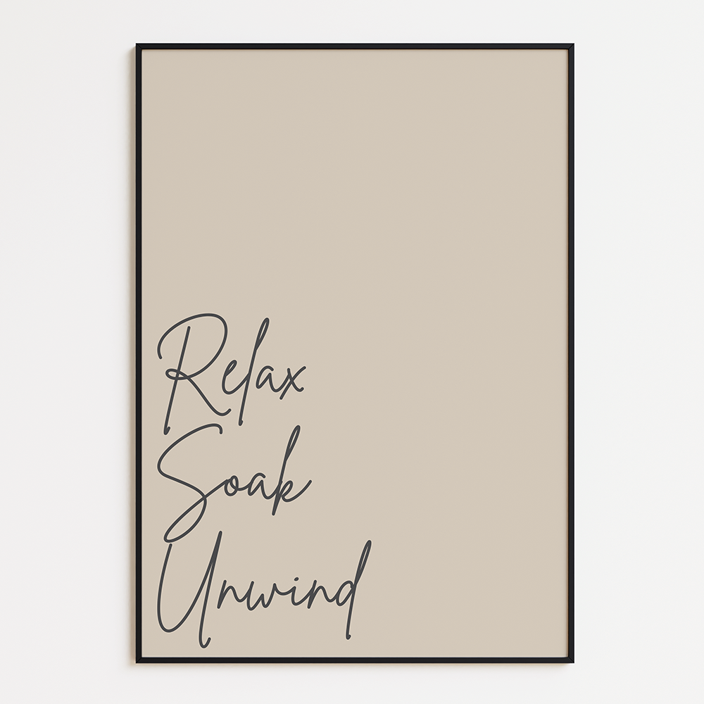 Relax, soak and unwind