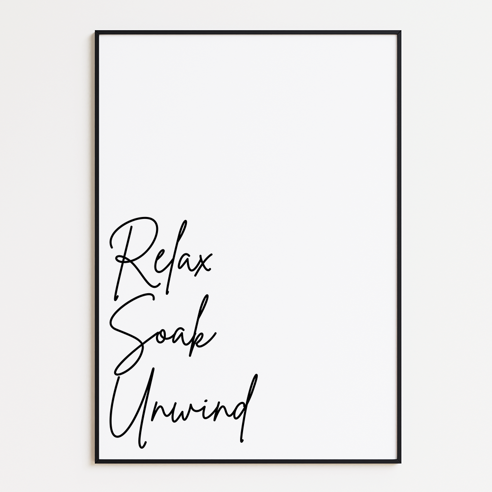 Relax, soak and unwind