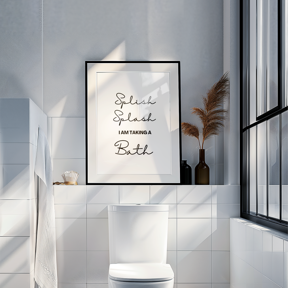 Splish, Splash I am taking a bath