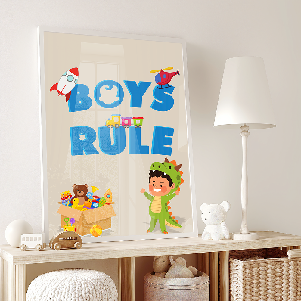 Boys rule poster