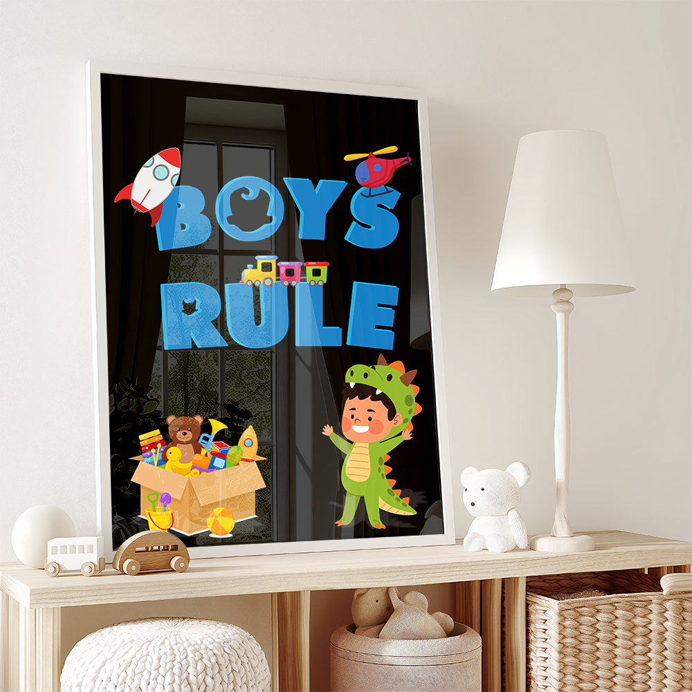 Boys rule poster