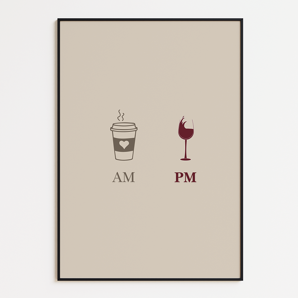 AM Coffee, PM Wine